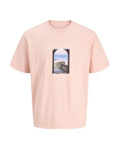 JACK & JONES Muška narandžasta majica rebro