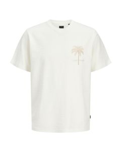 JACK & JONES Muška bež majica emmett