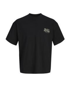 JACK & JONES Muška crna majica azur