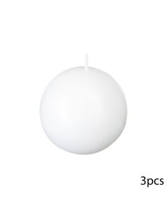 ATMOSPHERA Set okruglih sveća 3/1 16cm parafin/bela - 123002