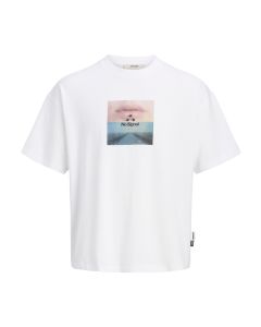JACK & JONES Muška bela majica echo