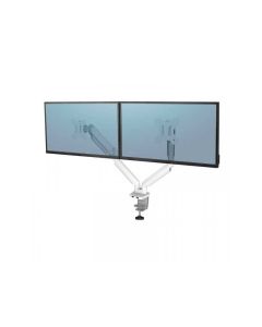 FELLOWES Nosač za 2 monitora Platinium 8056301, stoni, bela - 123128