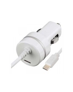 HAMA Auto punjač micro USB, 1000 MAh, 124576, bela - 124147