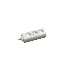 COMMEL Produžni kabl sa 3 utičnice 16A 250V 3500W, 3500W, 1.4m C0802, bela - 124572