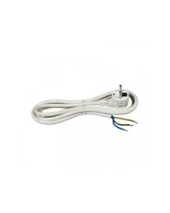COMMEL Prikljucni kabl 16 A H05VV-F 3G2,5, bela - C0610M