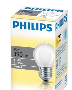 PHILIPS STANDARDNA SIJALICA E27 40W P45 KUGLA MAT PS346 - PS346