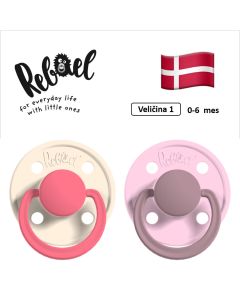 REBAEL varalice za bebe, 0-6 mes, 2 komada, Puder roze, RBL16661992