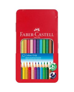 FABER CASTELL Drvene bojice1/12 grip 112413 metalna kutija - 9801