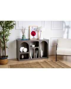 HANAH HOME Komoda Liva, antracit