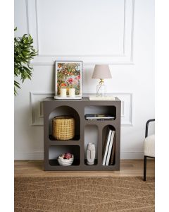HANAH HOME Konzolni sto Lesa, antracit - 125GLN1227