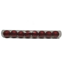 Novogodišnje kugle crvene set 1/8 6 cm, 126003 - 126003
