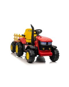 PREMIUM STIL Traktor Sa Prikolicom Crveni Premium Oprema