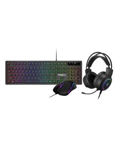 Tastatura + miš + Slušalice Gamdias Poseidon E2 žičani