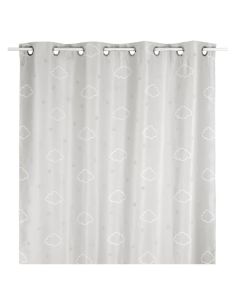 ATMOSPHERA Zavesa Glow in the dark 140x250cm poliester siva - 127372B