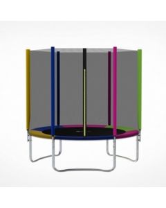 PREMIUM STIL Trambolina Trampolina Multicolor183cm sa unutrašnjom sigurnosnom mrežom
