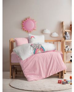 L'ESSENTIEL Posteljina za bebe Lucky, roze