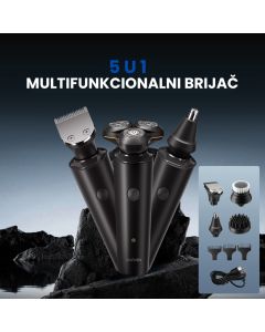 ENCHEN Komplet za negu 5 u 1 Električni brijač X8S-C