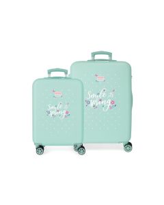 ROLL ROAD SPRING DREAM dečiji set kofera 2/1 - tirkizna