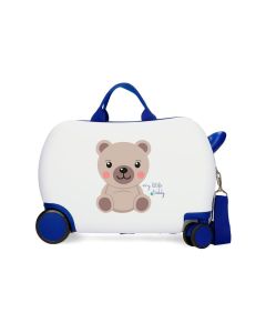 ROLL ROAD HAPPY PETS dečiji kofer na točkićima - braon