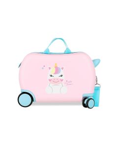 ROLL ROAD HAPPY PETS dečiji kofer na točkićima - pink