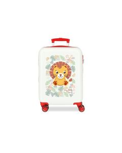 ROLL ROAD HAPPY PETS dečiji kofer 50 cm - bela/crvena