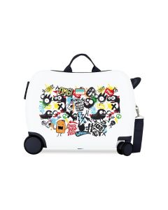 MOVOM MONSTERS dečiji kofer na točkićima - bela