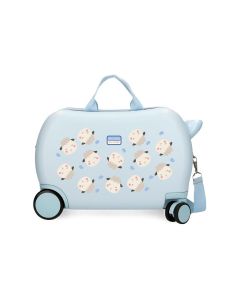 MOVOM BABY PETS dečiji kofer na točkićima - plava