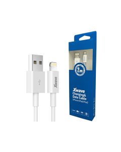 XWAVE USB kabl IPHONE 2m 3A ,lightning, bela - 028882-1