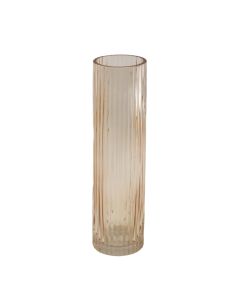 POLIMONT Vaza staklena krem 8X30 cm - 132585
