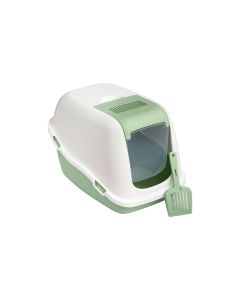 PETMAX Toalet za mačke Comfort linden green 57x39x41cm - 13262