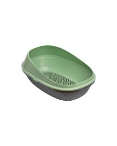 PET-TOALET ZA MACKE OTV.DUPLA BAZA L.GREEN 59x39 - 13266