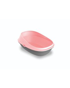 PET-Toalet za mačke otvorena dupla baza 59x3cm candy rose - 13267-1