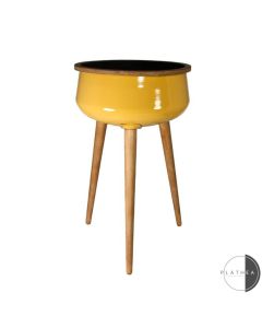 POLIMONT Metalna obloga za saksiju na drvenim nožicama 36X61cm - 132875