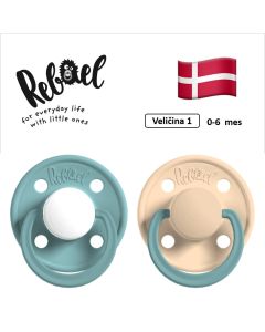 REBAEL varalice za bebe, 0-6 mes, 2 kom, Morska pena i Badem, RBL13371030