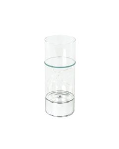 POLIMONT Vaza staklena dekor sa LED svetlom 10X25 cm - 133811