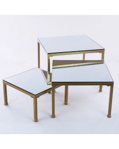 POLIMONT Stočić set 3/1 kvadratni 35X35X25 cm/25X25X15 cm - 134466-1