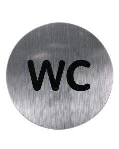 RIDDER Oznaka za WC 8cm, inox