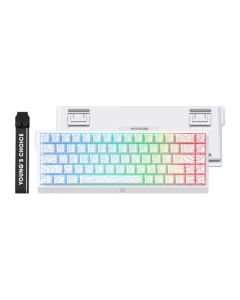 Gaming tastatura MCHOSE Ace 68 Hall Effect Magnetic Switch white topographic