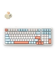 Bežična gaming tastatura MCHOSE K99 V2 Mehanička horizon orange