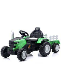 PREMIUM STIL Dečiji traktor sa prikolicom i daljinskim zeleni