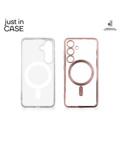 JUST IN CASE 2u1 Extra case MAG MIX paket maski za Samsung S25, roza