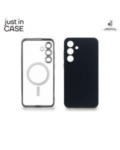 JUST IN CASE 2u1 Extra case MAG MIX PLUS paket maski za Samsung S25 Plus, crna