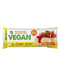 BOMBBAR Vegan proteinski bar Banana kolač sa jagodama 60g - 137-1-1
