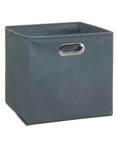 FIVE Kutija za odlaganje 31x31x31 cm karton/pp/metal plava - 138885B-1
