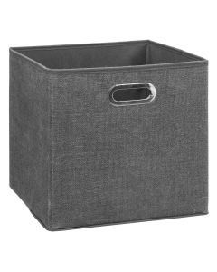 FIVE Kutija za odlaganje 31x31x31 cm karton/pp/metal siva - 138885D-1