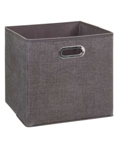 FIVE Kutija za odlaganje 31x31x31 cm karton/pp/metal braon - 138885H-1