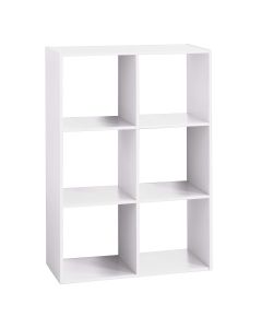 FIVE Stalak sa 6 polica - 67.5x32x100.5 cm drvo belaa - 138909C