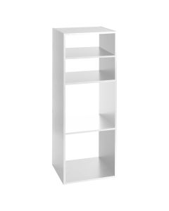 FIVE Stalak sa 4 police 34,5x32x100,5cm drvo bela - 138927C