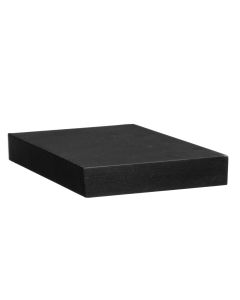 FIVE Zidna polica 23,5x23,5x3,8 cm mdf/drvo crnaa - 138952A-1