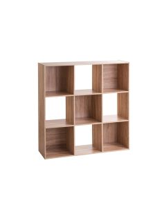 FIVE Stalak sa 9 polica 100 x 32 x 100,5 cm drvo braonn - 138971
